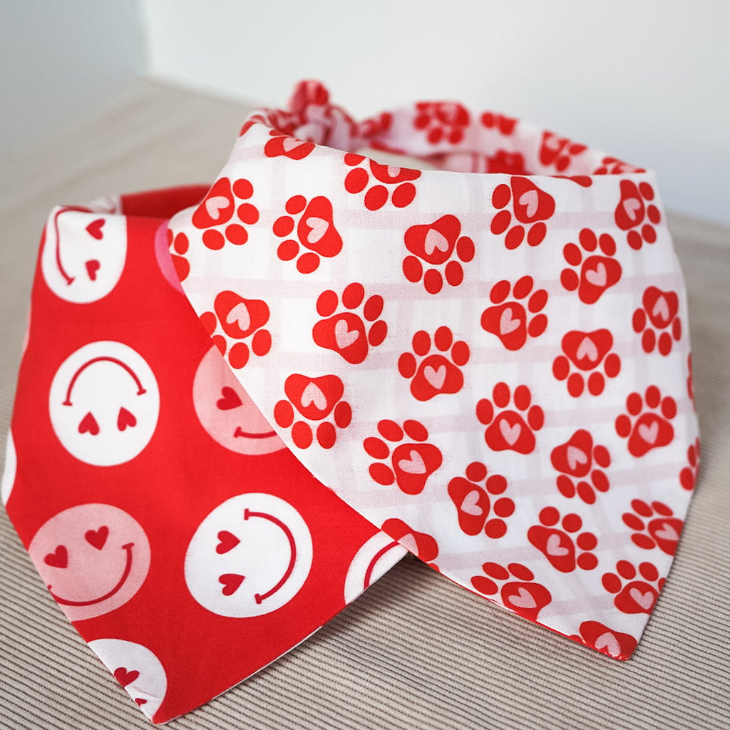 Puppy Love (Reversible) | Bandana