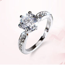 Load image into Gallery viewer, Elegant and luxurious wedding ring, women&#39;s Korean version of the living mouth ring