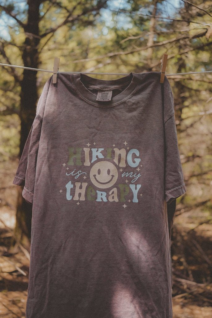 Hiking Is My Therapy Graphic Tee