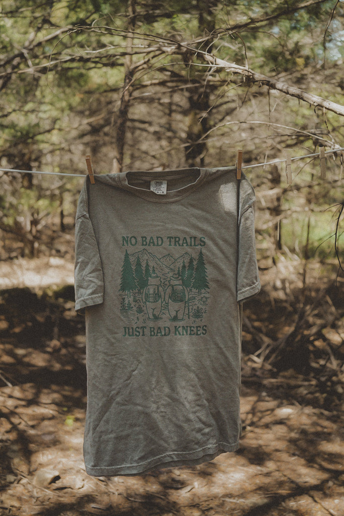 No Bad Trails, Just Bad Knees Graphic Tee