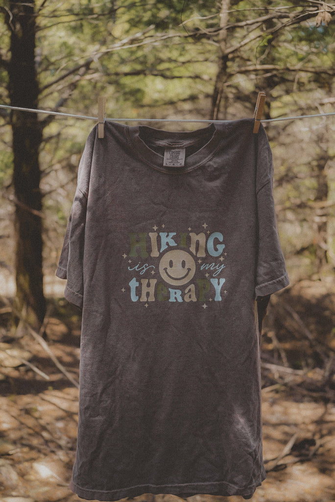 Hiking Is My Therapy Graphic Tee