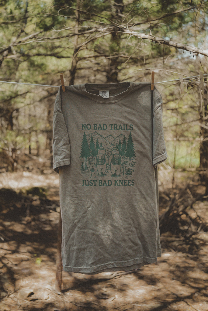 No Bad Trails, Just Bad Knees Graphic Tee