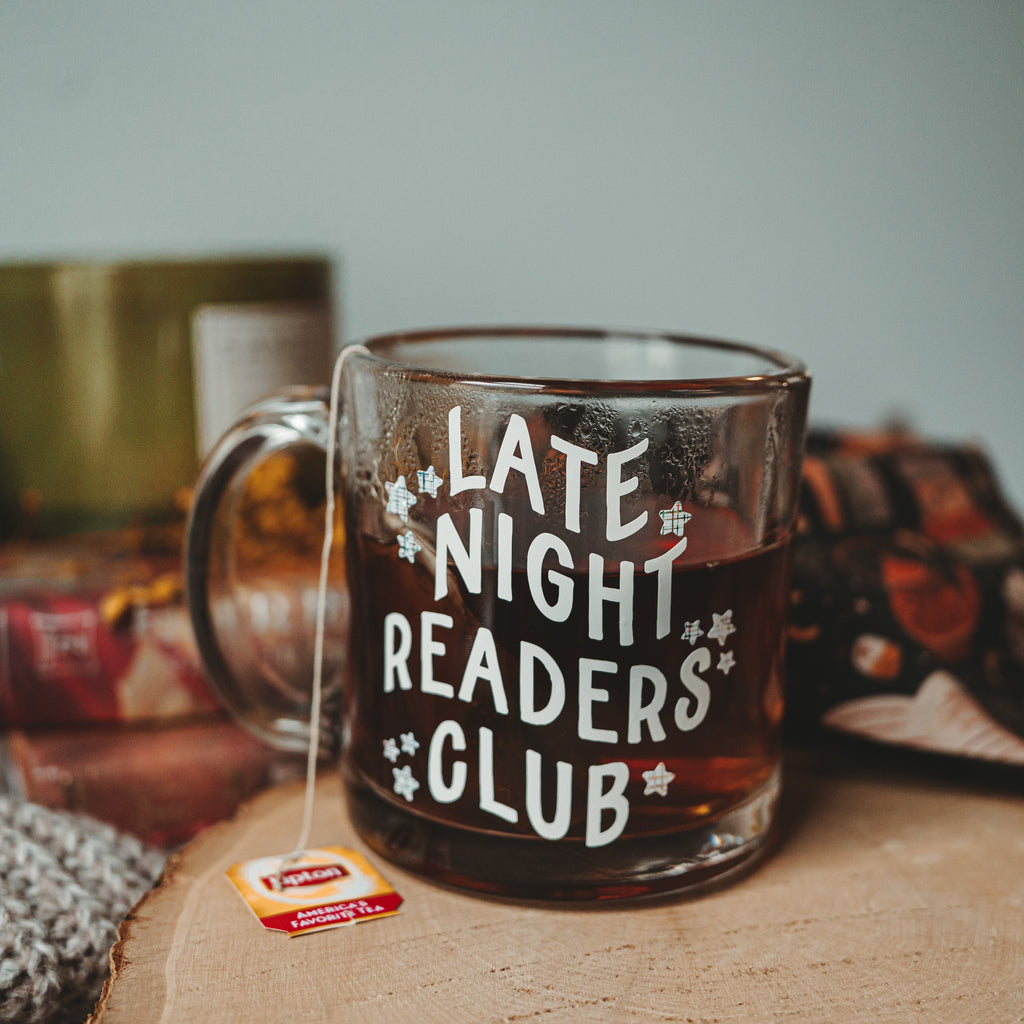 late night readers club mug