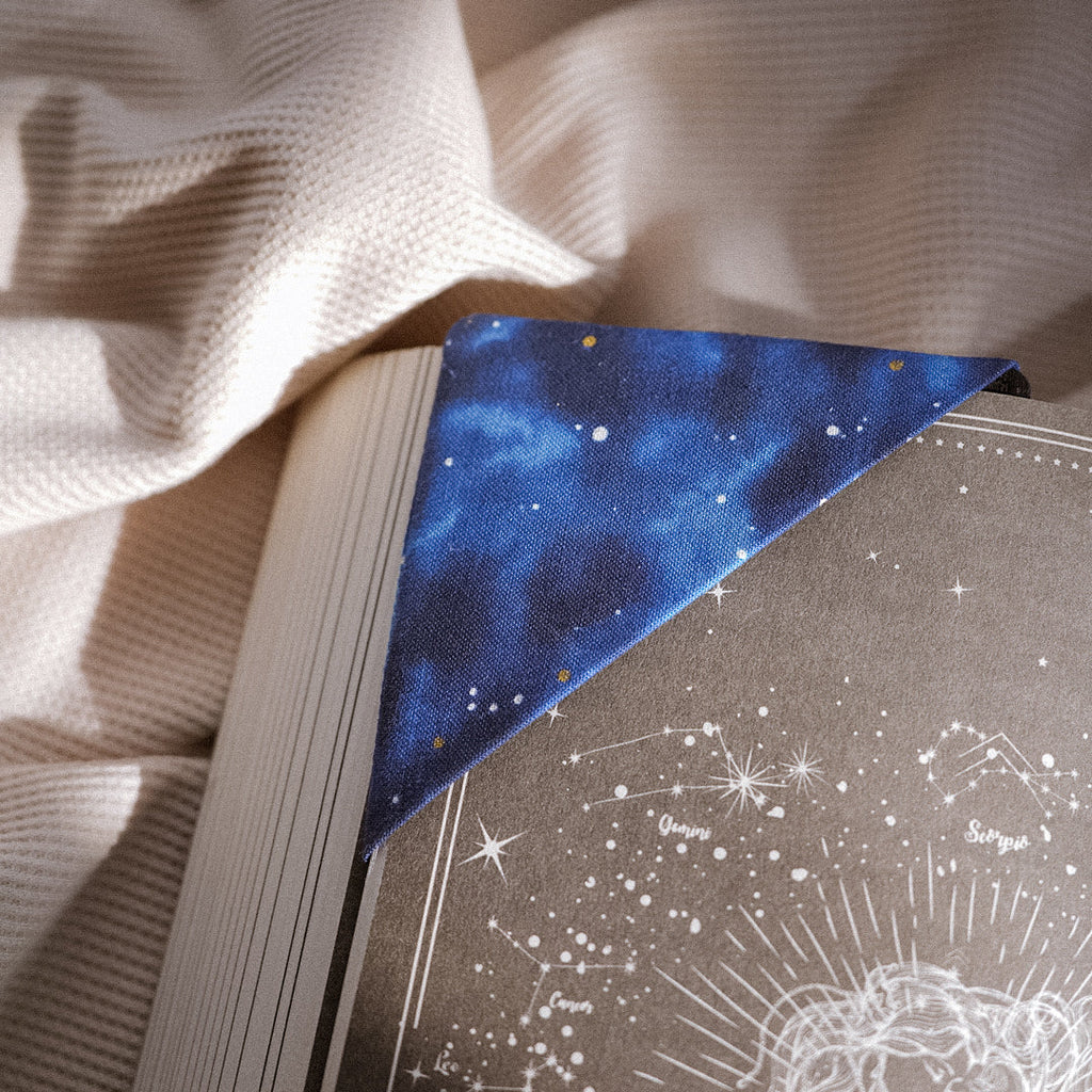 blue bookmark