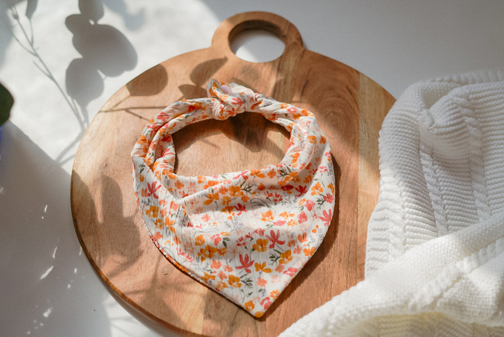 Coral Floral Bandana