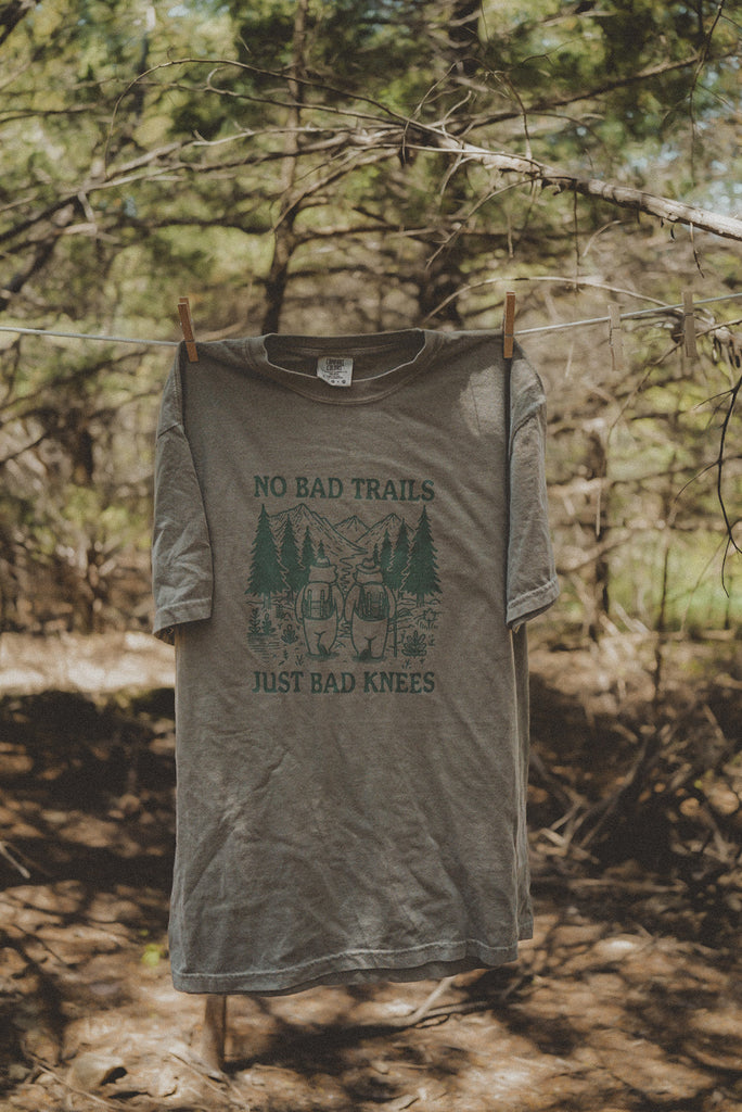 No Bad Trails, Just Bad Knees Graphic Tee