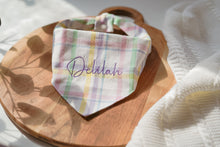 Load image into Gallery viewer, Pastel Plaid Bandana