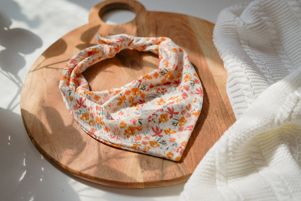 Coral Floral Bandana