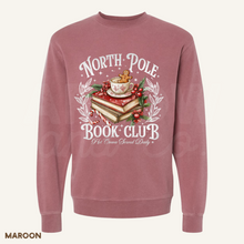 Load image into Gallery viewer, Gingerbread North Pole Book Club Sweatshirt