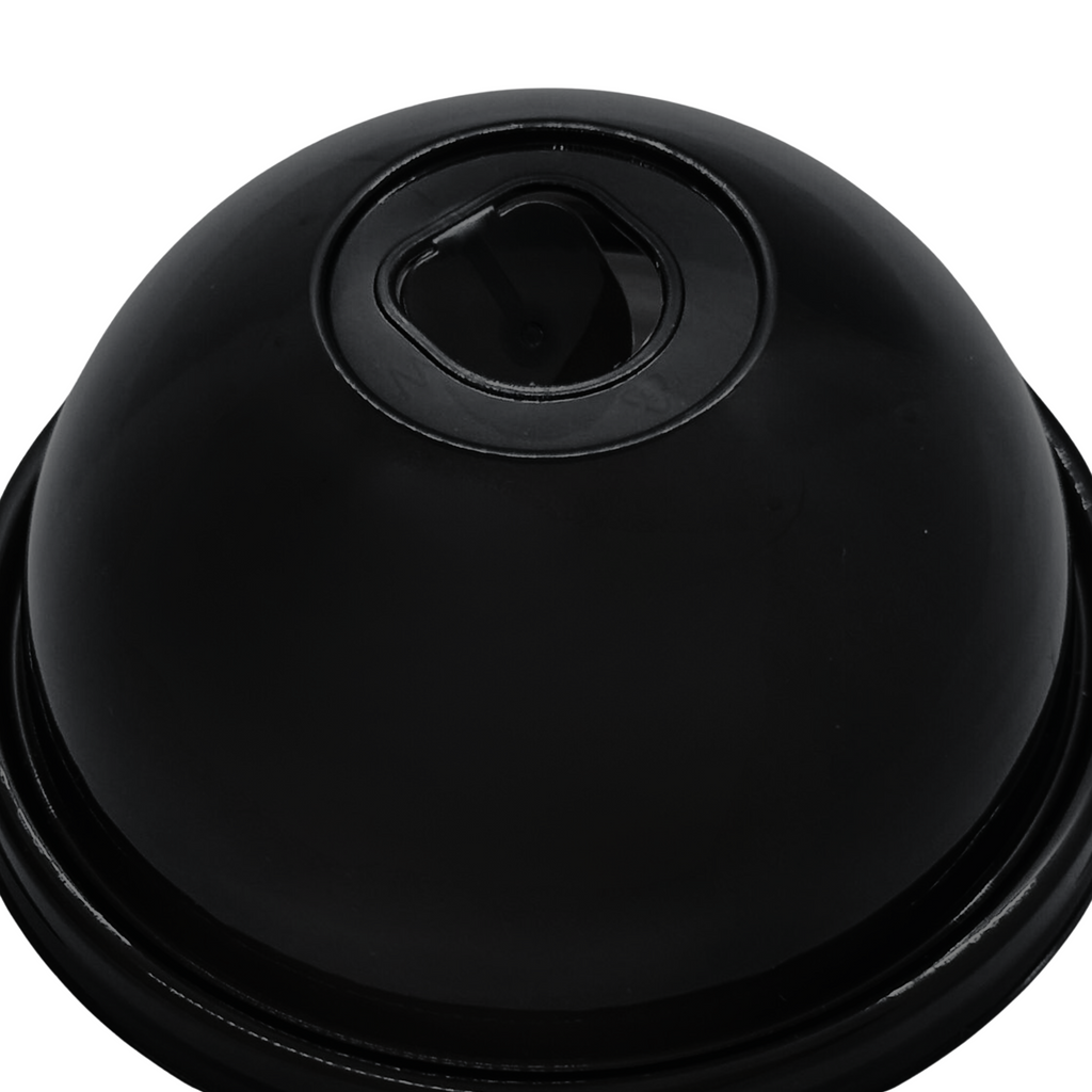 16-32OZ(D90MM) Premium PP Injection Plastic Dome Lid For PP Injection Cup - Black 1000 Pieces/Case